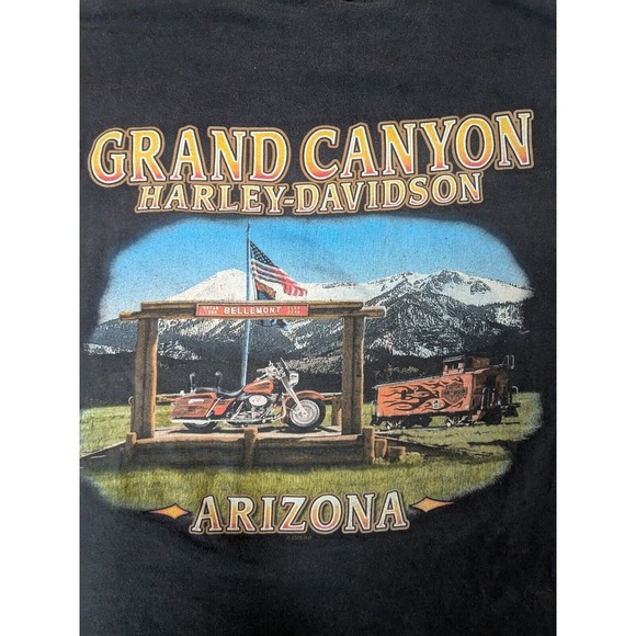Harley-Davidson Other - Vtg Harley-Davidson‎ Holoubek Grand Canyon,AZ T Shirt Size XL Black
